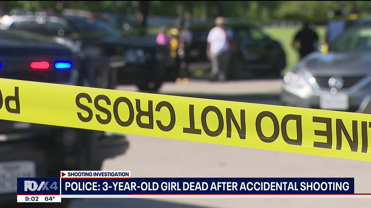 3-year-old girl dies in accidental shooting at Fort Worth park