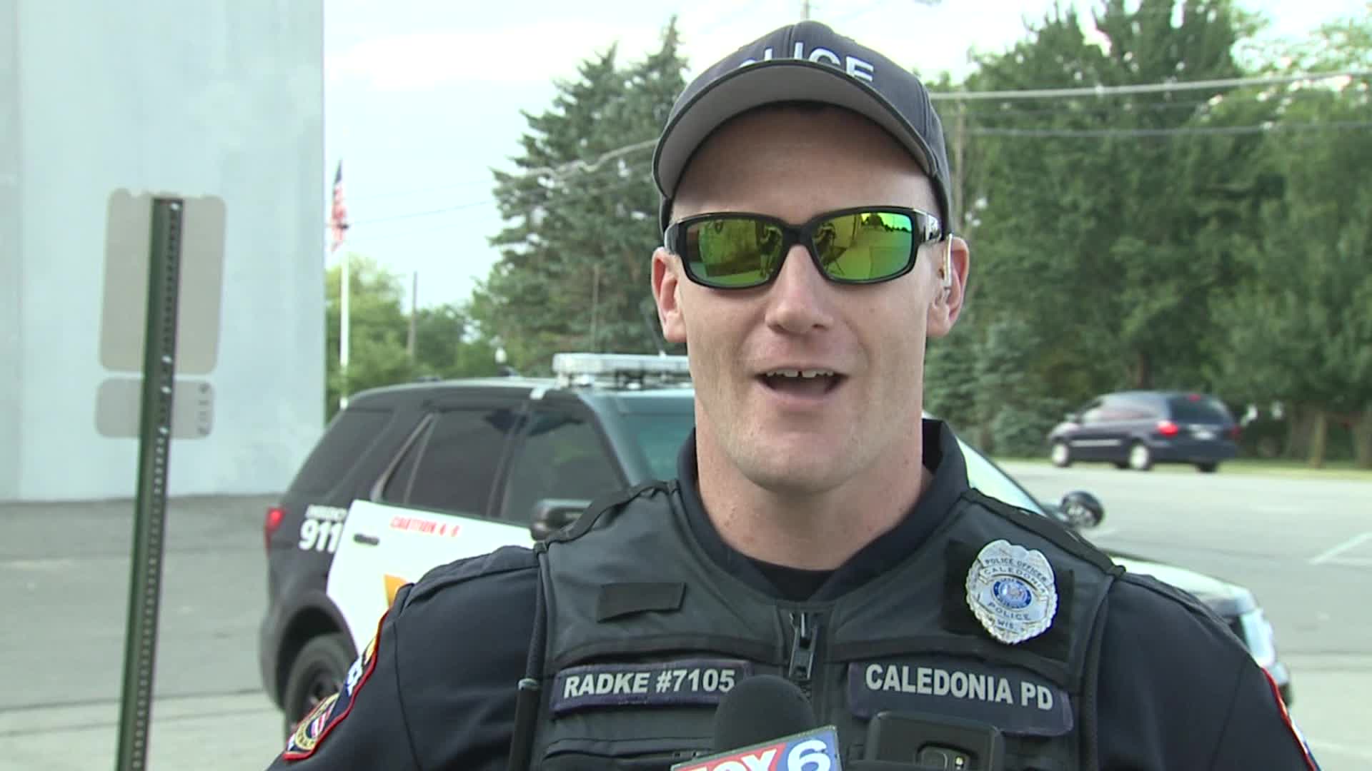 Wisconsin K9 officer rescues dog from burning home