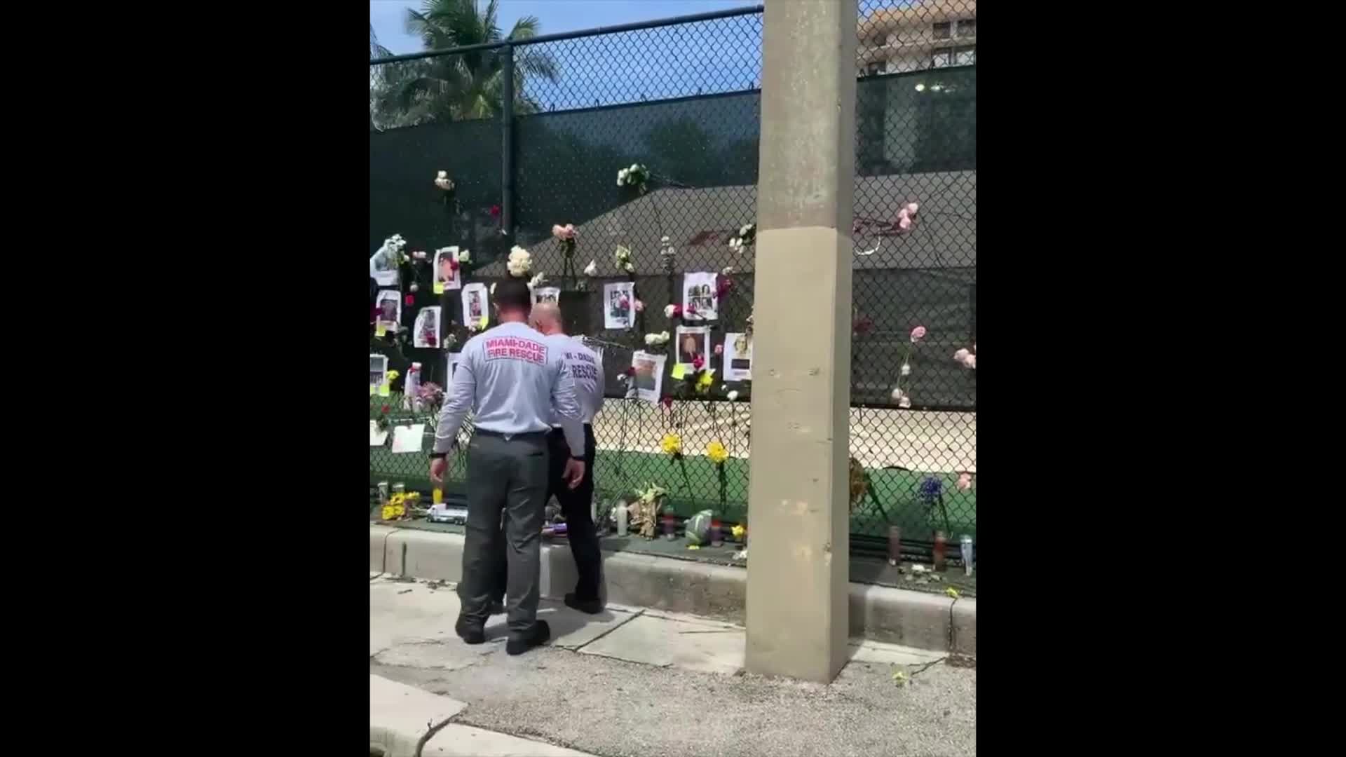 Photos of missing posted near condo collapse in Surfside