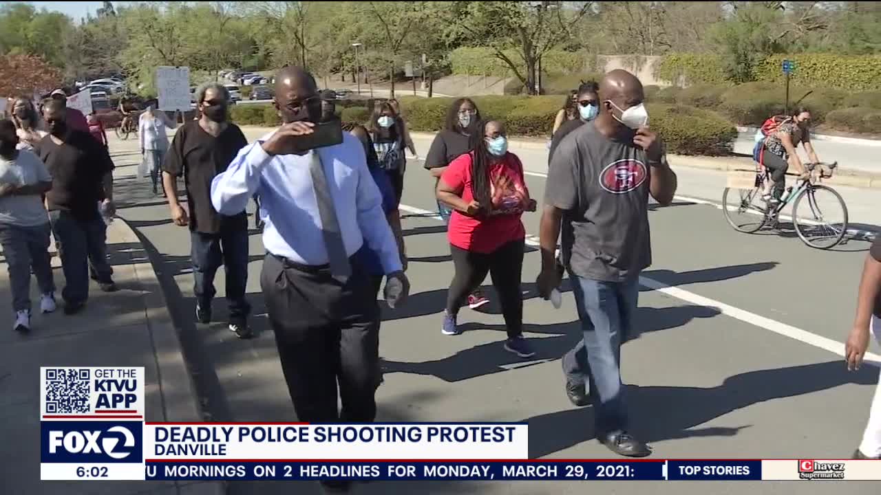Protesters criticize fatal shooting of homeless man by Danville police
