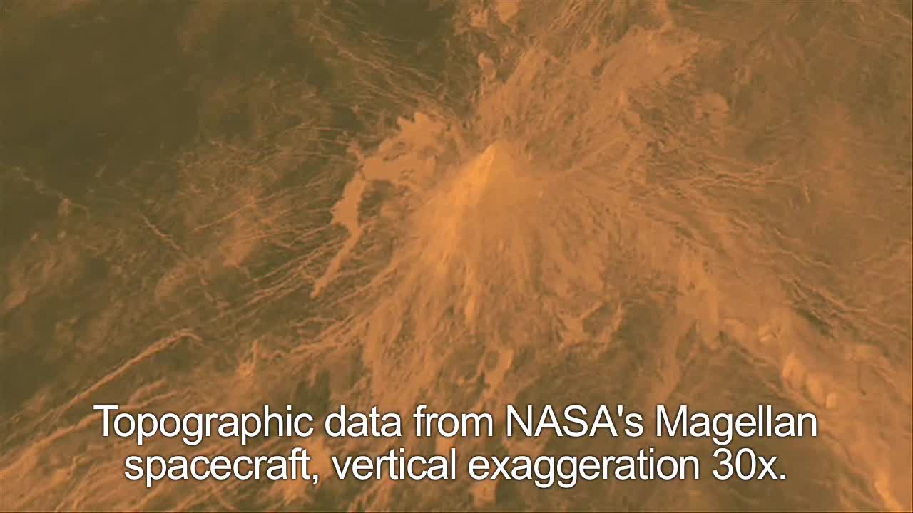 NASA: Flying by a Venus volcano