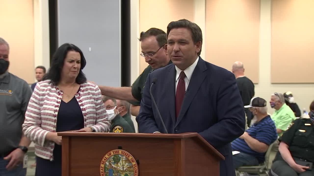 Top law enforcement get first Johnson and Johnson vaccines