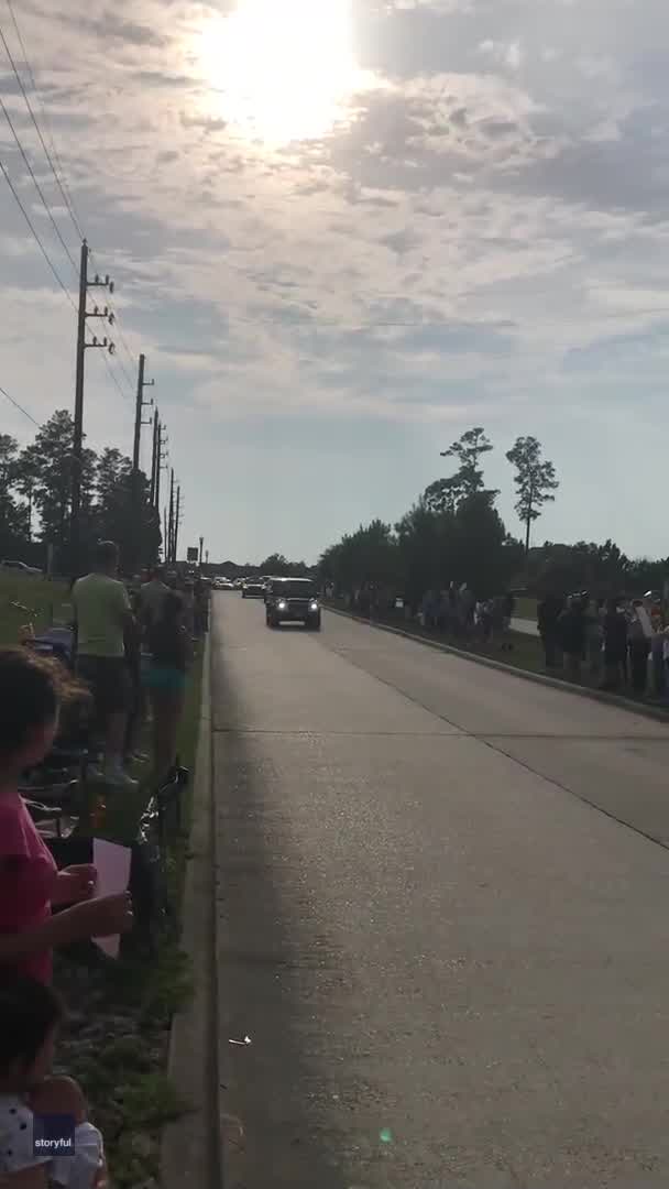 Parade welcomes Simone Biles Back to Texas After Tokyo Olympics