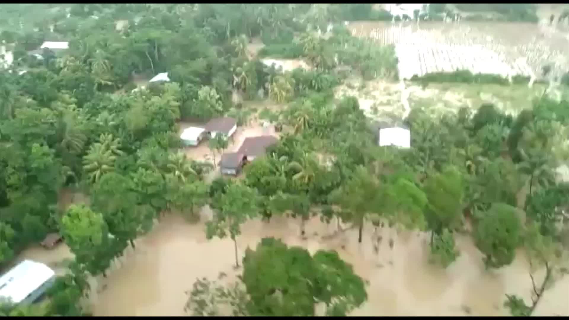 Aerial footage shows damage caused by Eta in Guatemala
