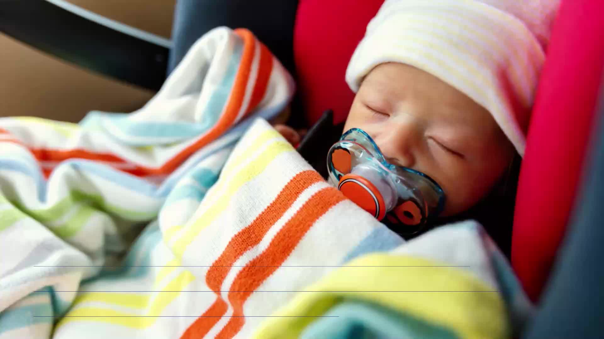 Babies shouldn't sleep in car seats out of car, study warns