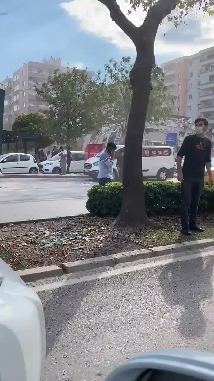 Earthquake near Turkey reduces buildings to rubble