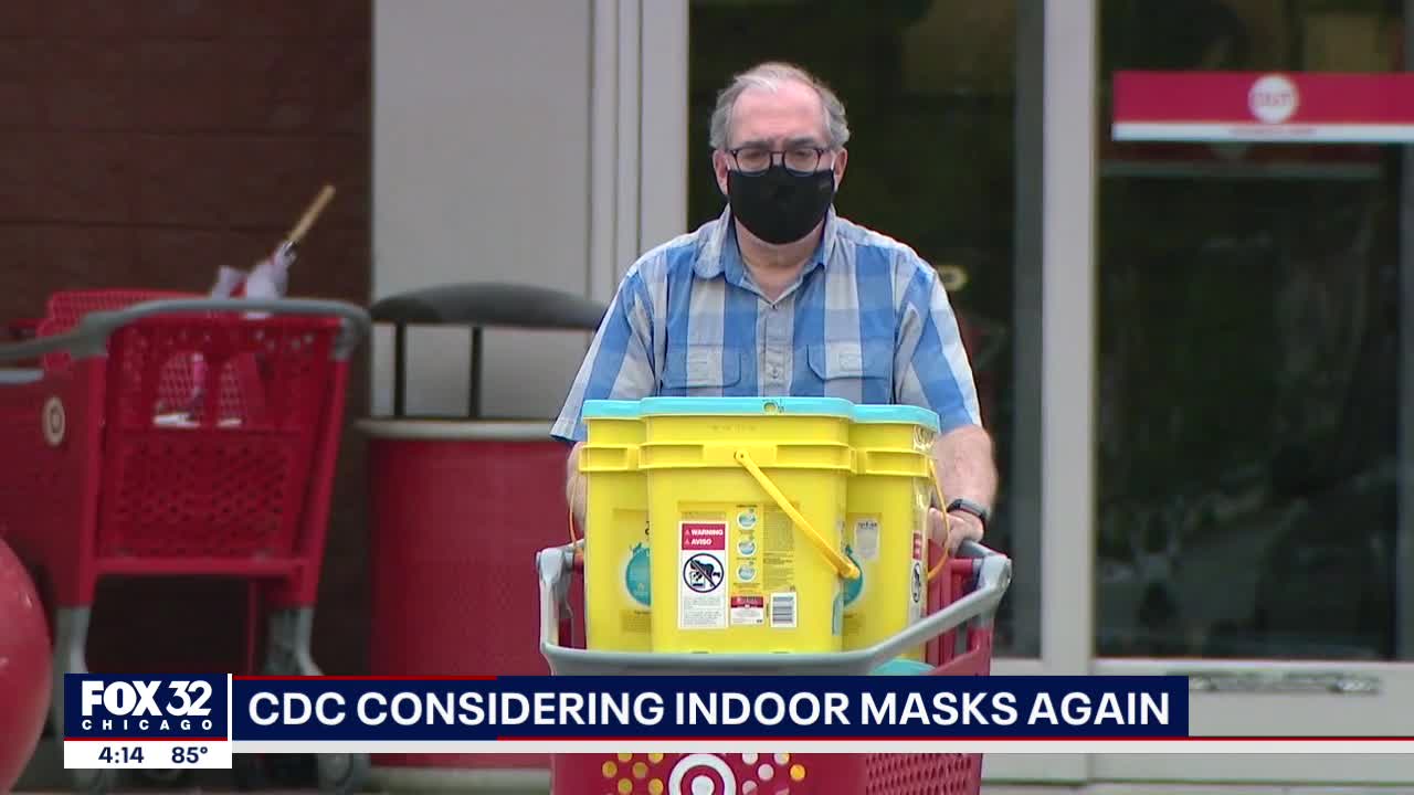 CDC could start requiring the use of face masks indoors again