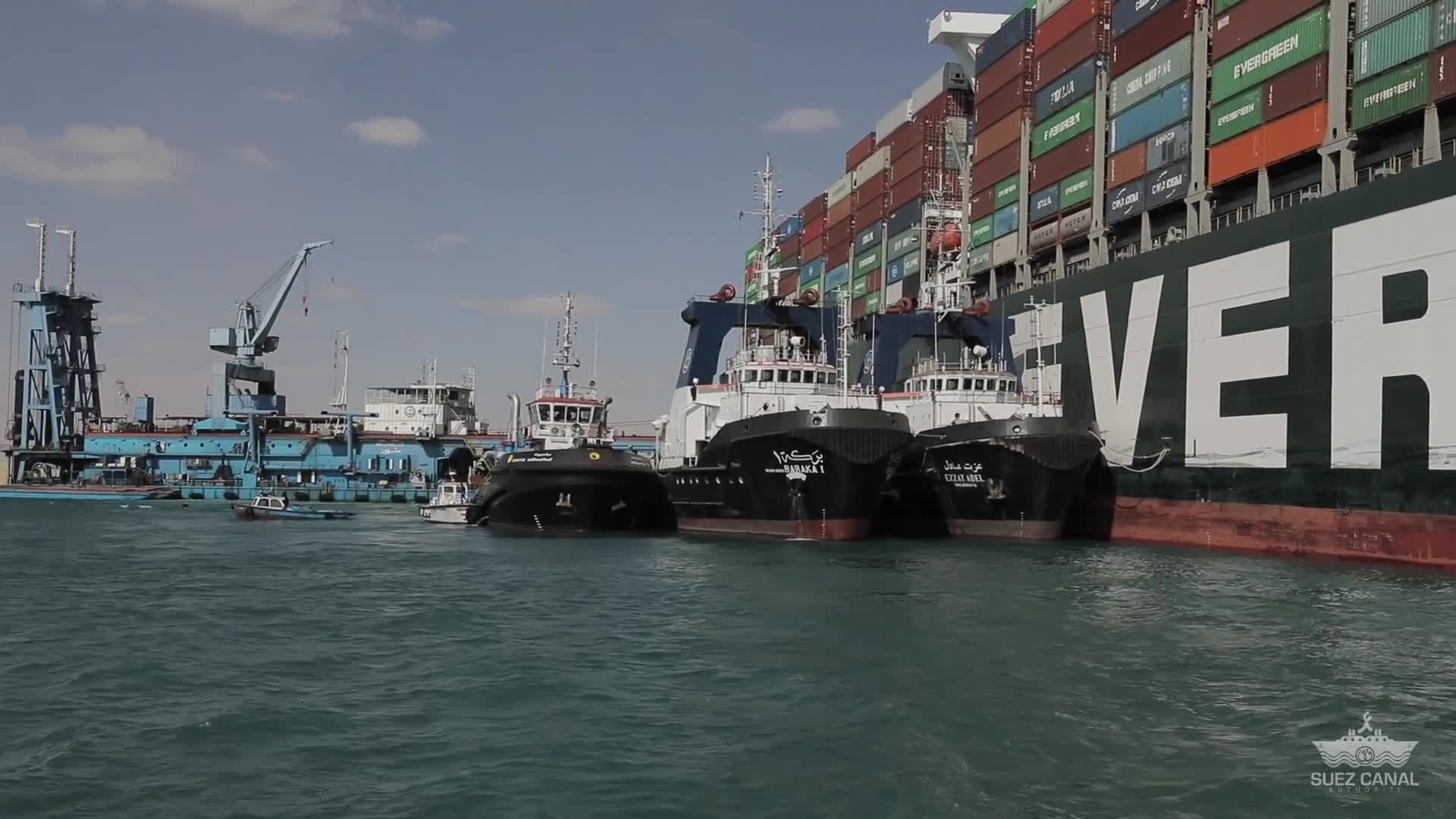 Operations 'Intensify' to Free Ship Stuck on Suez Canal