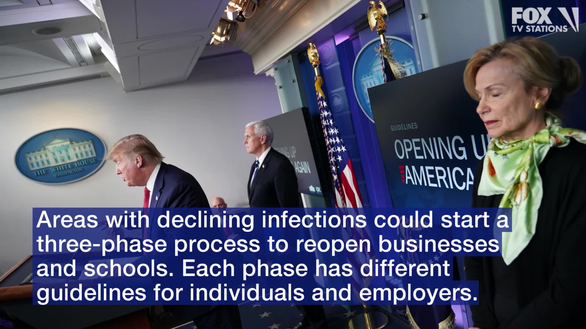 Trump unveils three-phase approach to reopen economy