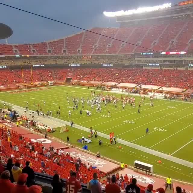 Sections of fans appear to boo moment of unity at Chiefs, Texans game