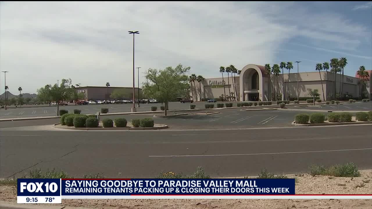 Businesses moving out of Paradise Valley Mall as closure nears