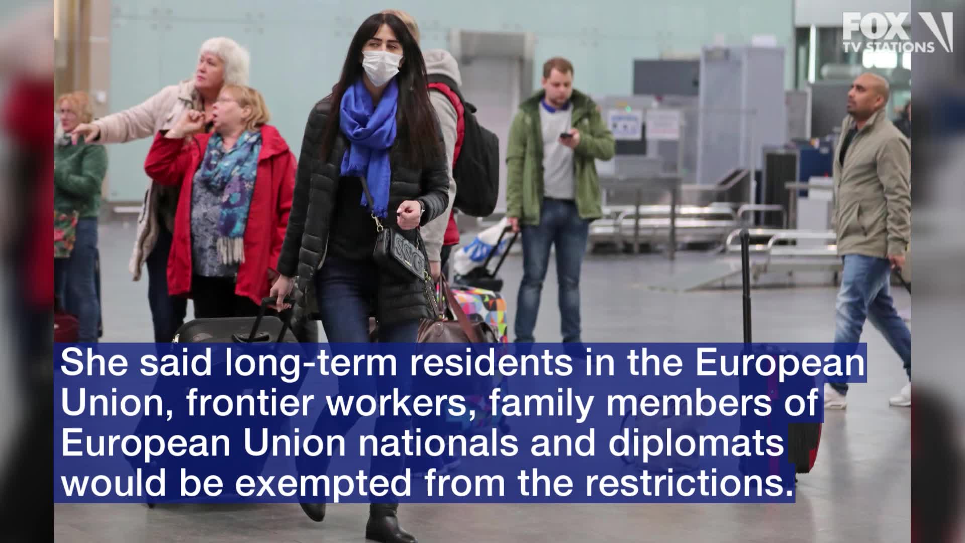 EU officials propose 30-day ban of nonessential travel