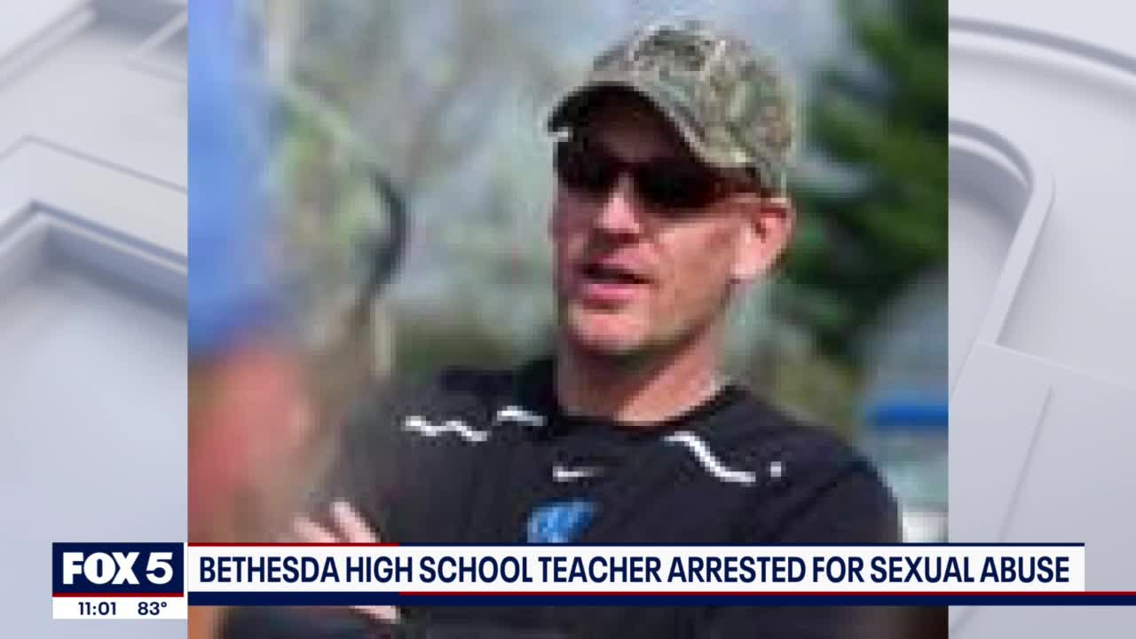 Maryland high school teacher arrested on charges related to sexual abuse of a minor