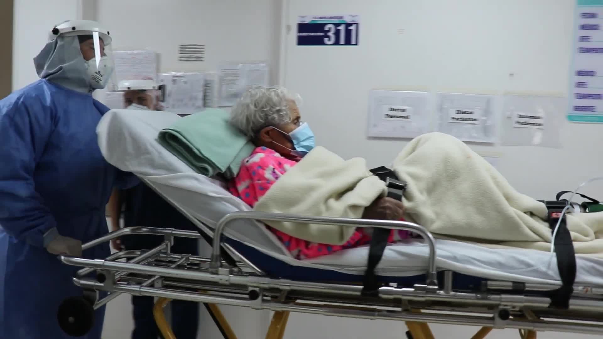 Applause as 104-Year-Old Coronavirus Patient Leaves Hospital