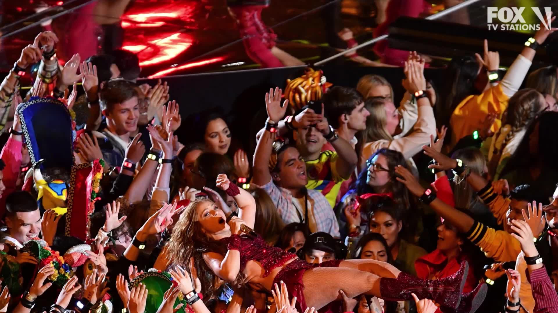 Photos from the Super Bowl LIV halftime show