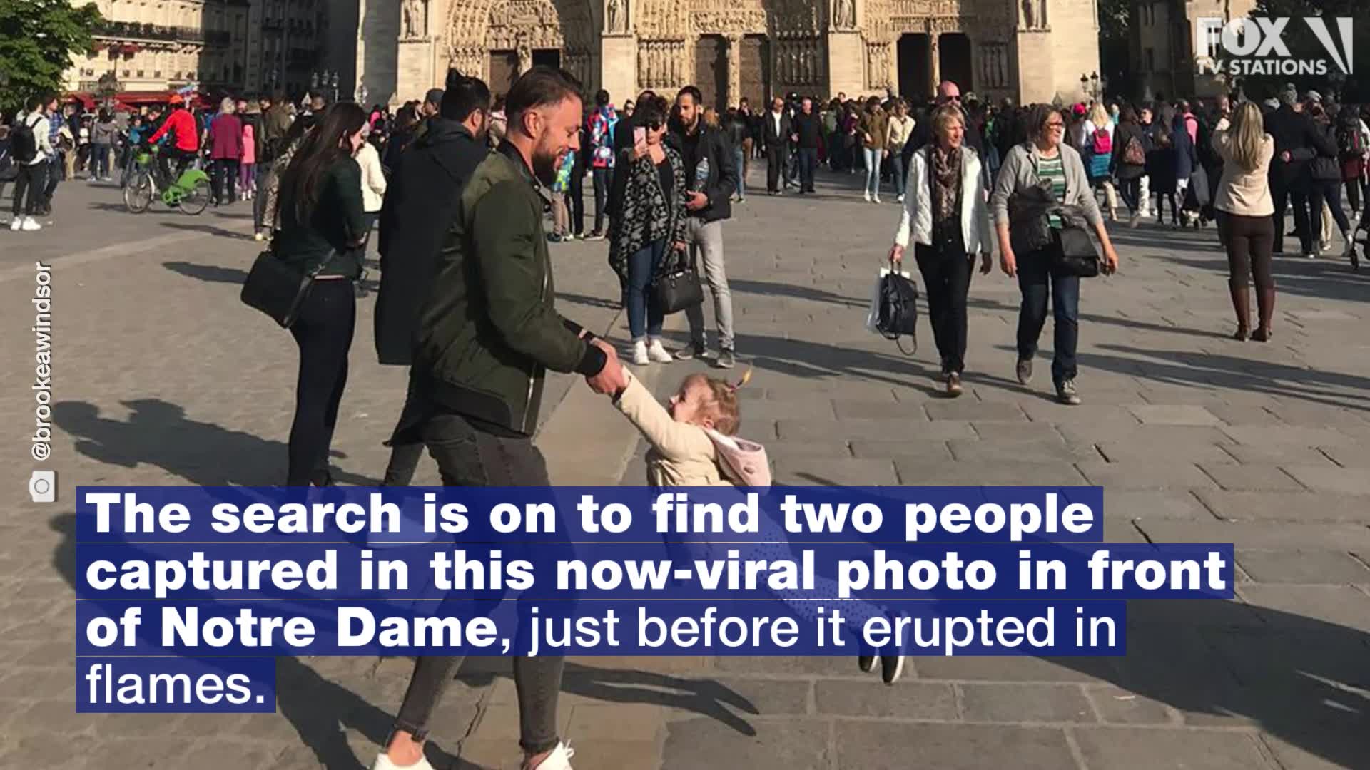 Touching photo before Notre Dame Cathedral fire goes viral